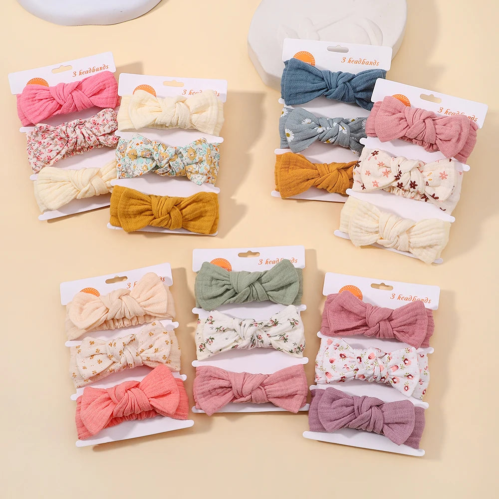 3Pcs Baby Girls Headband Set