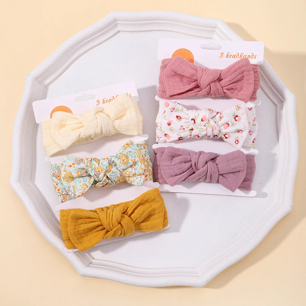 3Pcs Baby Girls Headband Set