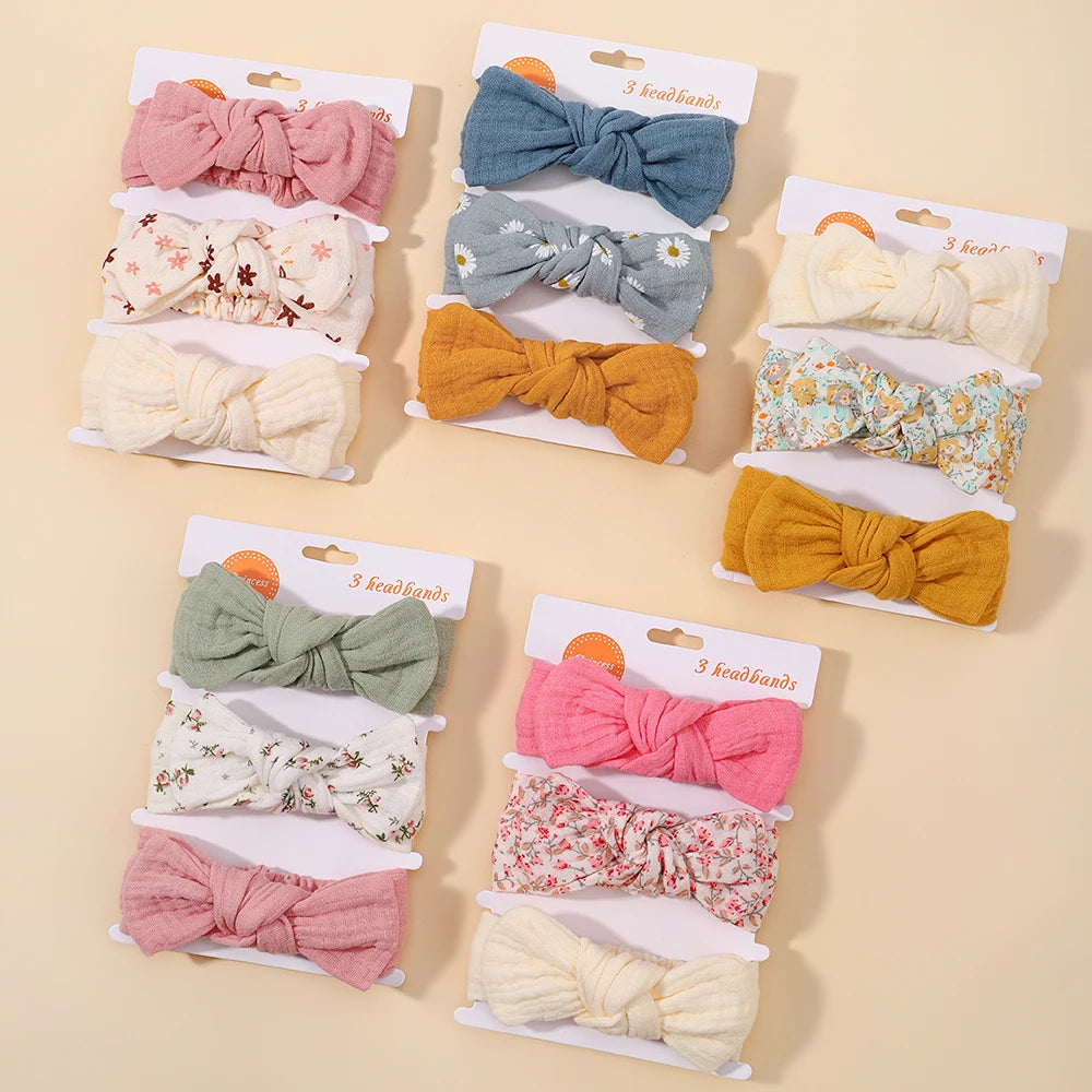 3Pcs Baby Girls Headband Set